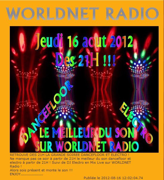 dancefloor worldnet radio